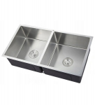 Dviguba virtuvės kriauklė Inox 80x45 cm
