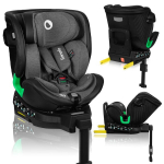 Automobilinė kėdutė Lionelo Harmony i-Size Grey Graphite Leather 4in1, Isofix