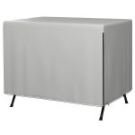 Apsauginis tentas sodo baldų uždangalas, Vandeniui atsparus apsauginis tentas nuo UV spindulių su papildomu tvirtinimu - pilka 215 x 155 x 150 cm