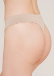 Besiūlės string kelnaitės STRING BRIEFS Giulia, spalva naturale