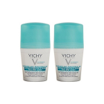"Vichy" rutulinių antiperspirantų nuo baltų ir geltonų dėmių rinkinys 2 x 50 ml