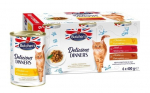 Butcher's Delicious Dinners su jautiena, vi&scaron;tiena ir žvėriena, 6x400 g