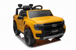 Nuotoliniu būdu valdomas automobilis RoGer Ford Ranger Lift, geltonas