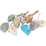 Žaislas katėms : Trixie Mouse, pliu&scaron;inis, su kačių mėtomis, 5 cm