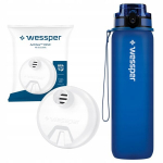 Wessper 0,5 l filtravimo butelis vaikų mokyklai + anglies filtras
