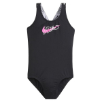 Nike Maudymosi Kostiumėlis Mergaitėms Nk G Lgo Tape Crossback Black NESSE726 001 NESSE726 001/XL