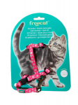 Petne&scaron;ų ir pavadėlio rinkinys katėms Freecat, rožinis, 1.2 m