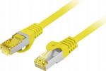 Patchcord Lanberg Kat.6a S/ftp Lszh Cu 3m Geltonas
