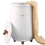 Didelės talpos rank&scaron;luosčių &scaron;ildytuvas kibiras su laikmačiu, 20L, 330 x 329 x 540 mm, baltos spalvos