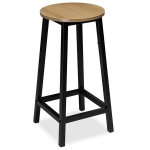 Pramoninė palėpės taburetė Flint Modern Oak