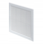 Baltos vėdinimo grotelės TRU8 250x250, 250x250 mm