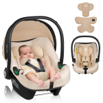 Lionelo Astrid i-Size SET Beige Sand automobilinė kėdutė su pagrindu, 0-13 kg, smėlio