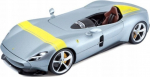 Automobilio modeliukas Bburago Ferrari Monza SP1, sidabrinis 16013