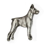 Sagė Dobermanas, sidabrinės spalvos
