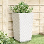 Sodo loveliai, 2vnt., baltos spalvos, 32,5x32,5x57cm, pp
