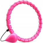 Gimnastikos lankas Hula Hop, 45 cm, rožinis