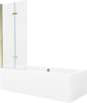 Vonia Mexen Cube su apdaila ir stiklo sienele, 170x80 cm + 80 cm (II)