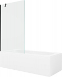 Vonia Mexen Vega su apdaila ir stiklo sienele, 180x80 cm + 100 cm