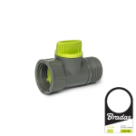 Čiaupo jungtis 3/4" su vožtuvu Bradas LIME LINE