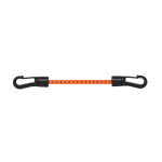 Tvirtinimo elastinė guma su kabliukais Bradas BUNGEE CORD LOCK HOOK, 25 vnt., 20 cm