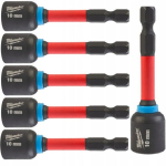 Milwaukee magnetinis smūginis antgalis 10 mm, 5 vnt.