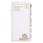 Pusheen - Magnetinis &scaron;aldytuvo pirkinių sąra&scaron;as i&scaron; Foodie kolekcijos (10 x 21 cm)