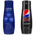 Sirupas "SodaStream Cola Sugar Free 440ml+Pepsi Max Sugar Free 440ml
