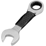 Klucz płasko-oczkowy z grzechotką kr&oacute;tki 19mm