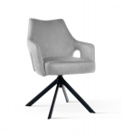 Valgomojo kėdė Wood Garden Vesper, pilka
