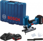 Akumuliatorinis siaurapjūklis Bosch GST 185-LI, 18 V, su 2 akumuliatoriais