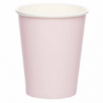 Vienkartiniai puodeliai Marshmallow, rožiniai, 8 vnt.