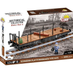 Mažasis modelis - COBI - 6284 - Transporto vagonas - 424 dalys - 1:35 - Balta