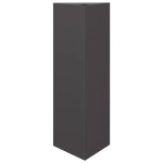 Sodo lovelis, juodos spalvos, 30x26x75cm, plienas, trikampis
