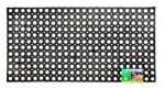 Lauko guminis kilimėlis 50x100cm juodas, 50x100cm