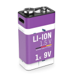 Ansmann įkraunama ličio baterija 1604, 9V 400mAh