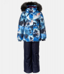 Huppa Žieminis komplektas berniukams DANTE 2, navy pattern/ navy