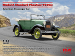 Klijuojamas Modelis ICM 24051 American Passenger Car Model A Standard Phaeton (1930s) 1/24