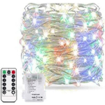10M 100LED baterijomis valdomi styginiai žibintai, skirti patalpoms / lauke / Kalėdoms / vestuvėms ir terasai, atsparūs vandeniui IP67