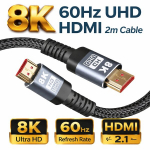 8K 60Hz UHD HDMI 2m laidas