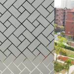 Kiti baldų priedai, PVC durų privatumo plėvelė &ndash; nelipni statinė matinio stiklo plėvelė