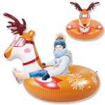 Pripučiama sniego kamera &scaron;iaurės elnių tema LIVMAN SL003-5, 117cm skersmens, iki 100kg