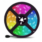 &Scaron;viečianti  RGB LED Juosta