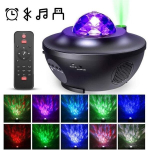 LED Star projektoriaus lempa Besisukantis naktinės &scaron;viesos projektorius su režimaisNuotolinisLaikmatisnė&scaron;čiaBluetooth