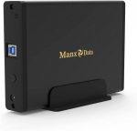 Manxdata 2tb Usb 3.0 i&scaron;orinis kietasis diskas, skirtas Xbox One/ps4/windows Pc/mac, juodas