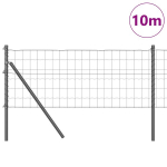 Euro Tvoros su 7 stulpais 0.6x10 m Cinkuoto plieno Pilka