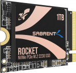 Sabrent 2230 M.2 Nvme Gen 4 1tb vidinis Ssd 4750mb/s skaitymas, Pcie 4.0 X4, vidinis kietojo kūno diskas, suderinamas su Steam Deck, Surface Pro, Pc, Nuc ir ne&scaron;iojamaisiais kompiuteriais [sb-2130-1tb]
