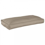 Kleinavės pagalvė sėdėjimui/atlo&scaron;ui Taupe 120x60x12 cm Oxford audinys