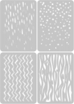 Sizzix Thinlits Infinite Doodles #2 pjovimo formelių rinkinys | 666524 | plonos metalinės pjovimo formelės skirtos scrapbooking'ui, įspaudimui, žurnalų kūrimui