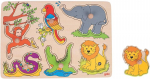 Goki 57862 Zoo Animals garsinis dėlionė