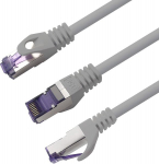 1attack.de cat.7 tinklo kabelis, cat7 poe+ ethernet kabelis, tinklo / interneto / dsl / modemo / mar&scaron;rutizatoriaus / hub patch kabelis, lan kabelis, neapdorotas kabelis, 10 gb/s (sftp pimf), rinkinys: patch kabelis su rj 45 jungtimi, cat.6a